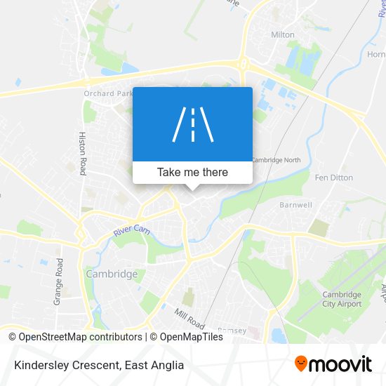 Kindersley Crescent map