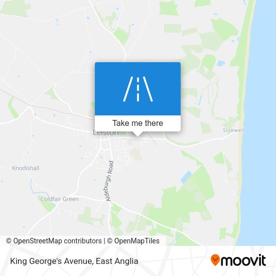 King George's Avenue map