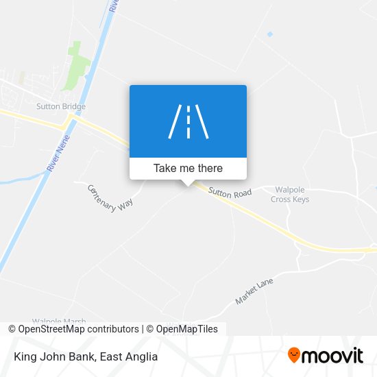 King John Bank map
