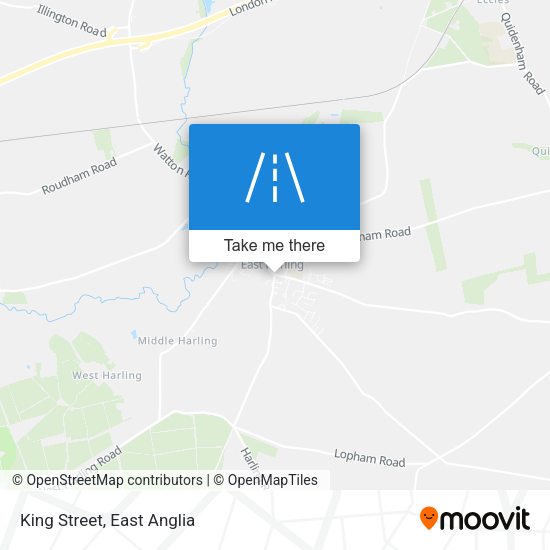 King Street map