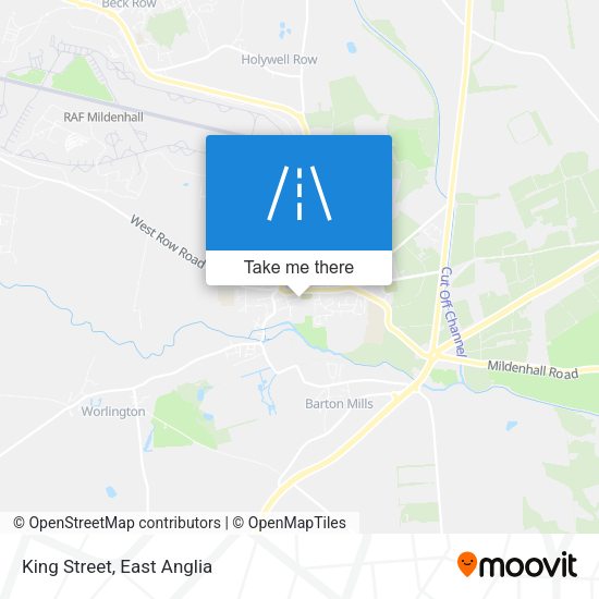King Street map