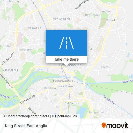 King Street map