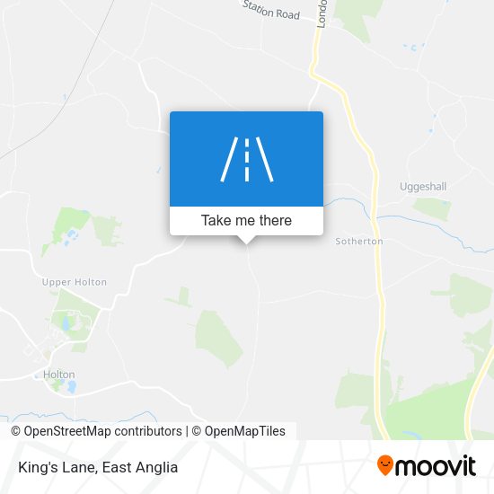 King's Lane map