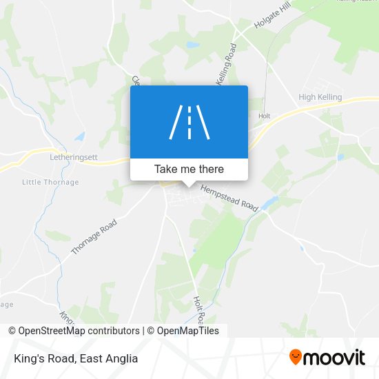 King's Road map
