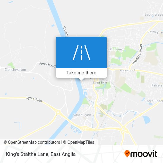 King's Staithe Lane map