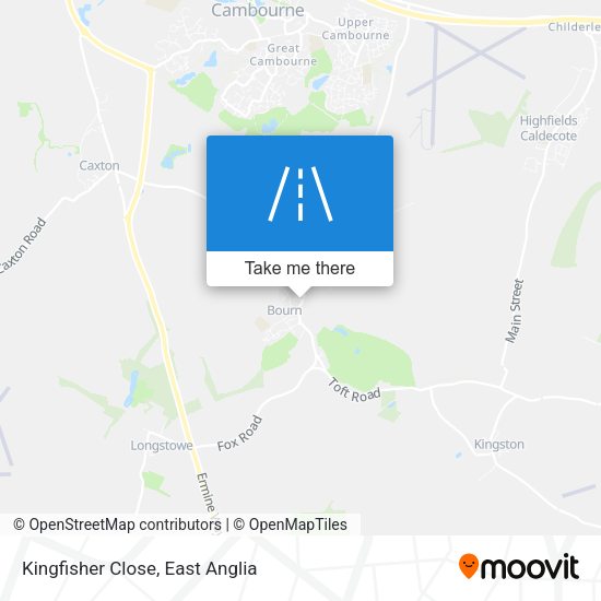 Kingfisher Close map