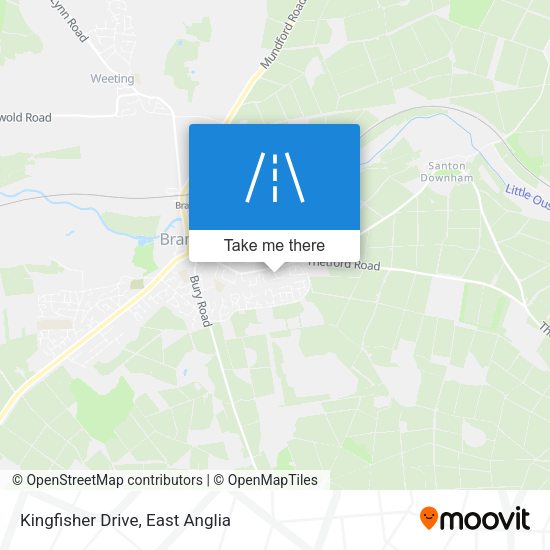 Kingfisher Drive map
