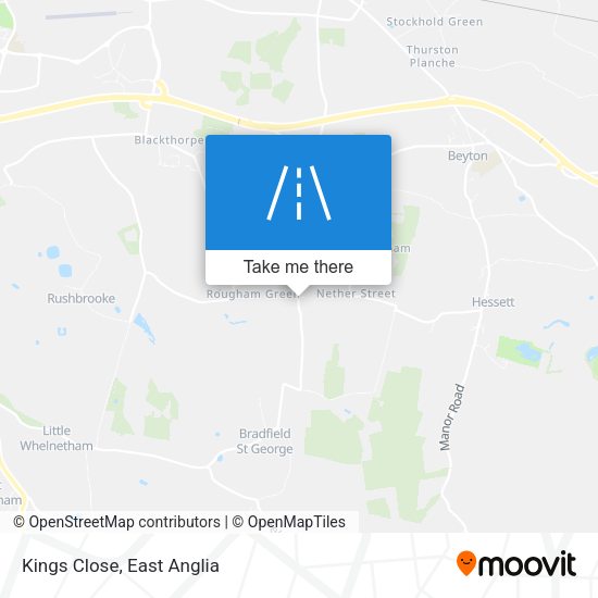 Kings Close map