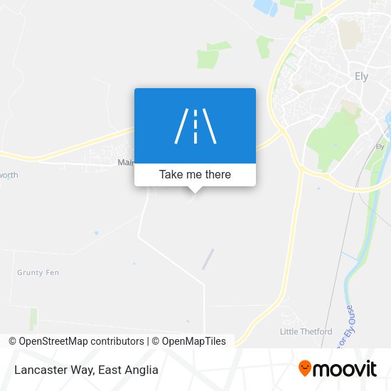 Lancaster Way map