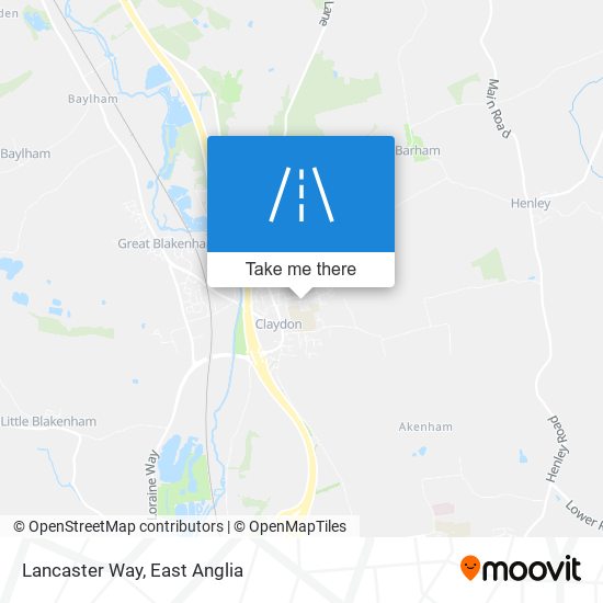 Lancaster Way map