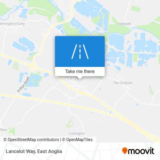 Lancelot Way map