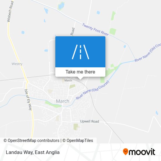 Landau Way map