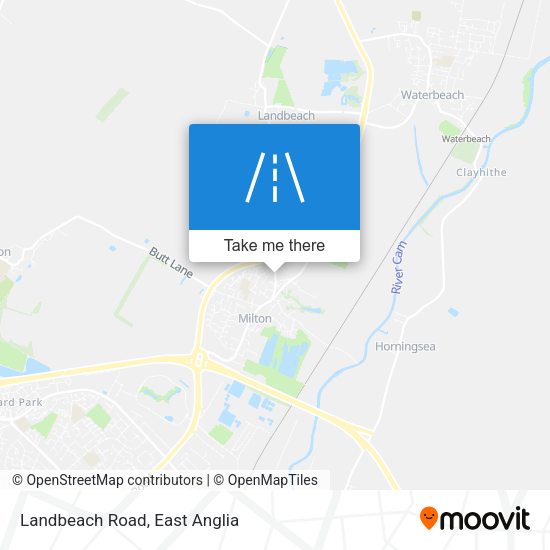 Landbeach Road map
