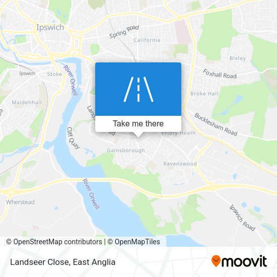 Landseer Close map