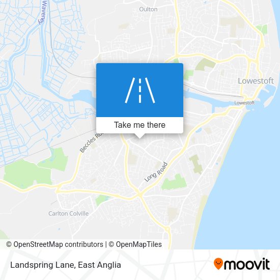 Landspring Lane map