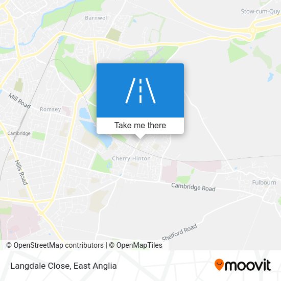 Langdale Close map