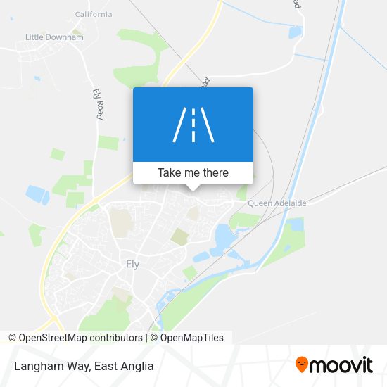 Langham Way map