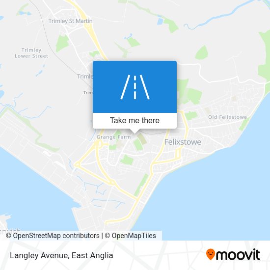 Langley Avenue map