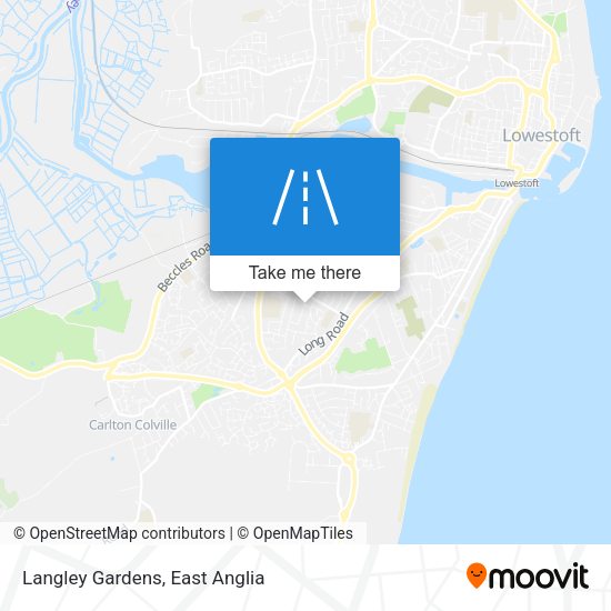 Langley Gardens map
