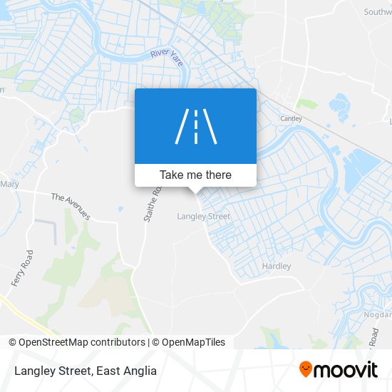 Langley Street map