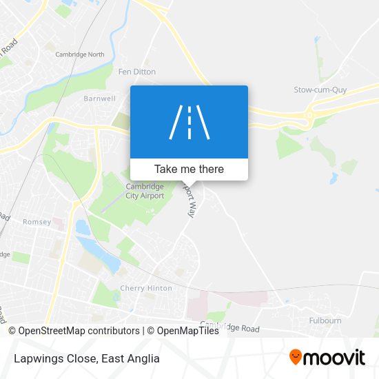 Lapwings Close map