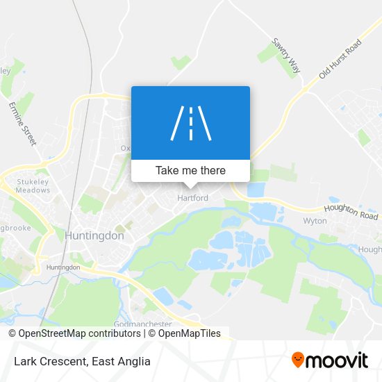 Lark Crescent map