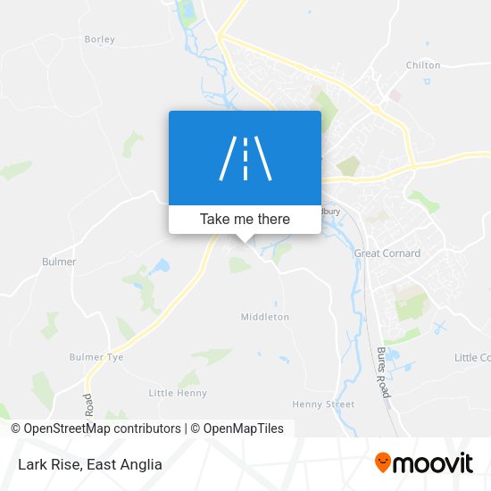 Lark Rise map