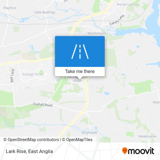 Lark Rise map