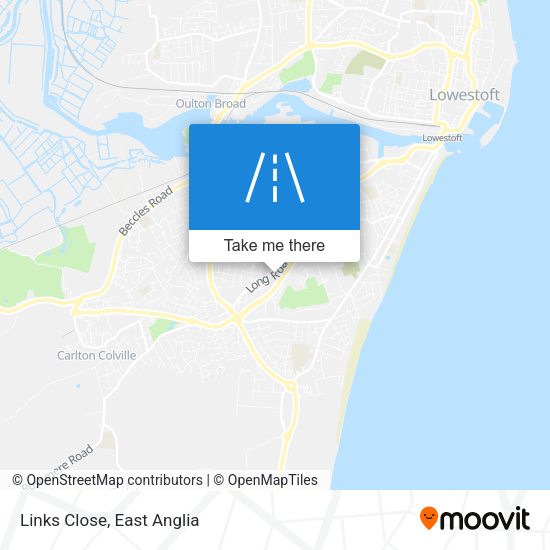 Links Close map