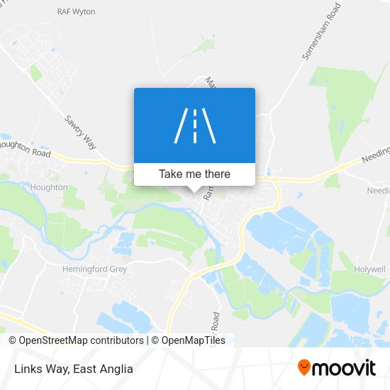 Links Way map