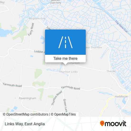 Links Way map