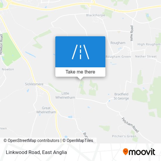 Linkwood Road map