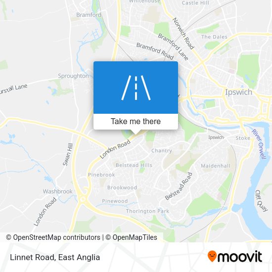 Linnet Road map