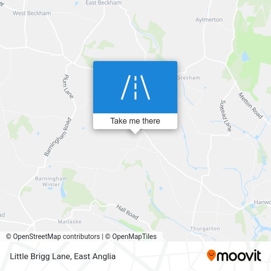 Little Brigg Lane map
