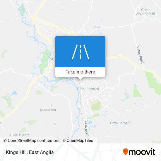 Kings Hill map