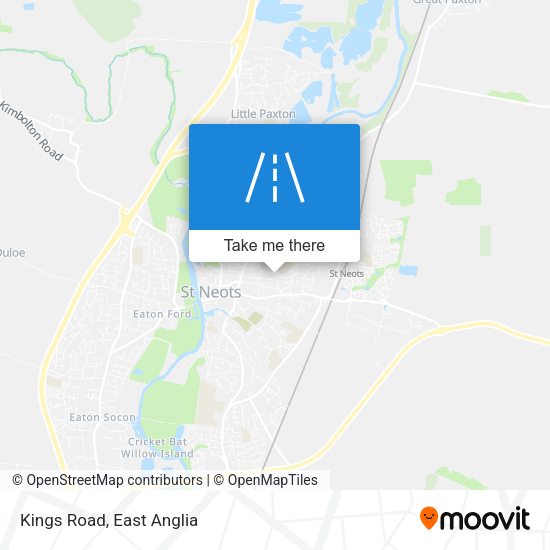Kings Road map