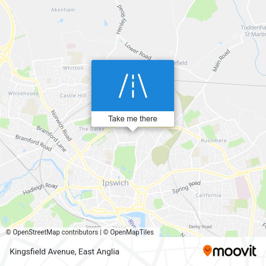 Kingsfield Avenue map
