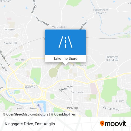 Kingsgate Drive map