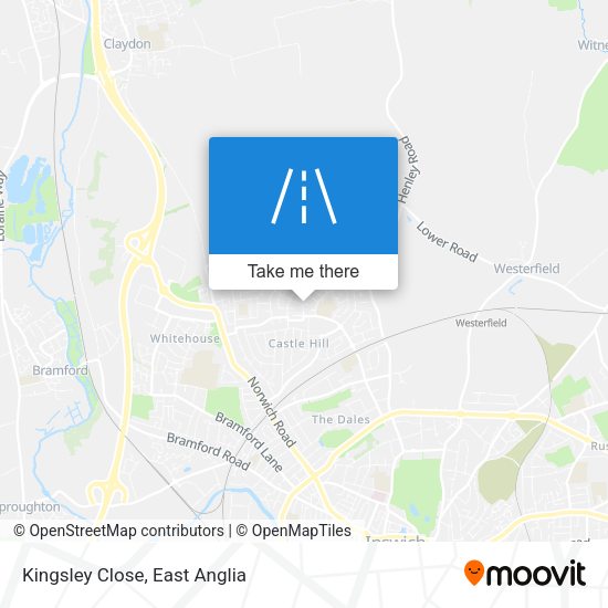Kingsley Close map