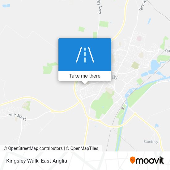 Kingsley Walk map