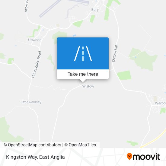 Kingston Way map