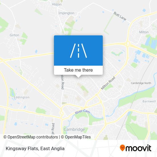 Kingsway Flats map