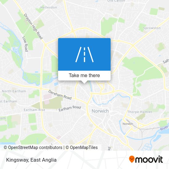 Kingsway map