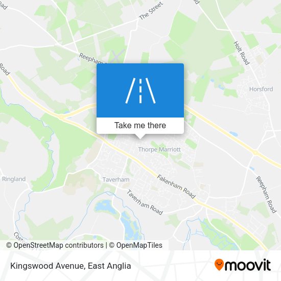 Kingswood Avenue map