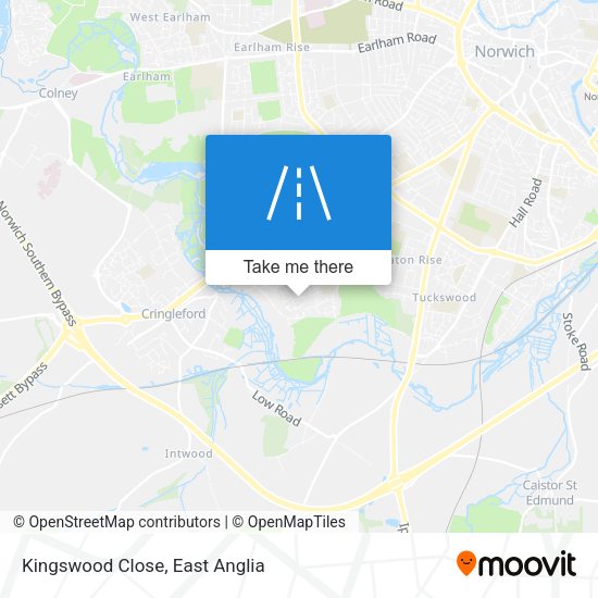 Kingswood Close map