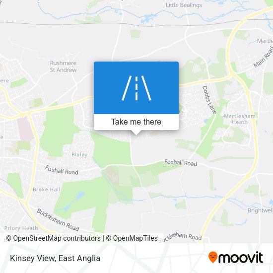 Kinsey View map