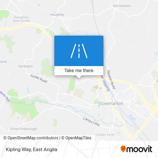 Kipling Way map