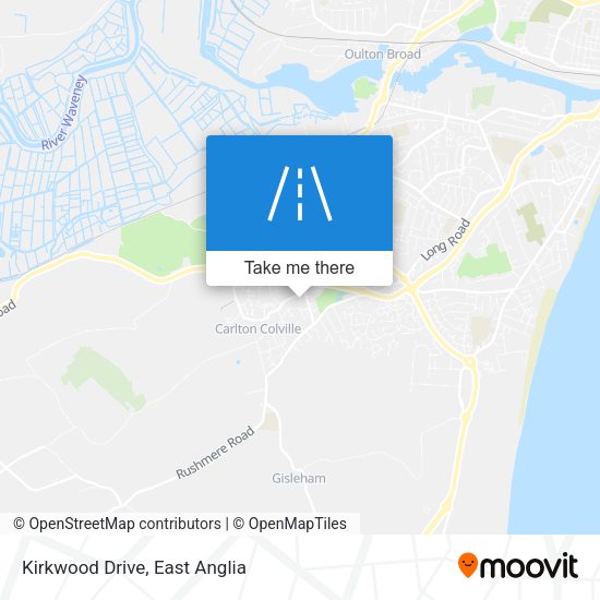 Kirkwood Drive map
