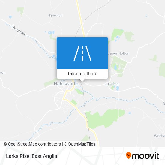 Larks Rise map