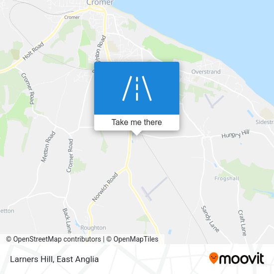Larners Hill map